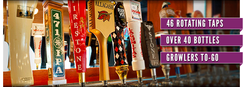 Roanoke's best craft beer selection.